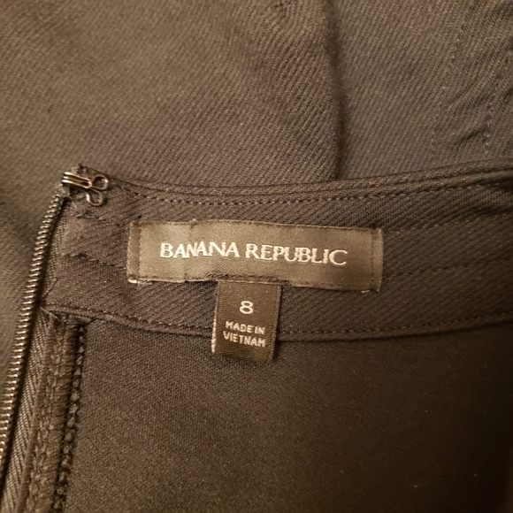 Banana Republic Black Career Sleeveless Dress Size 8 - Picture 6 of 13